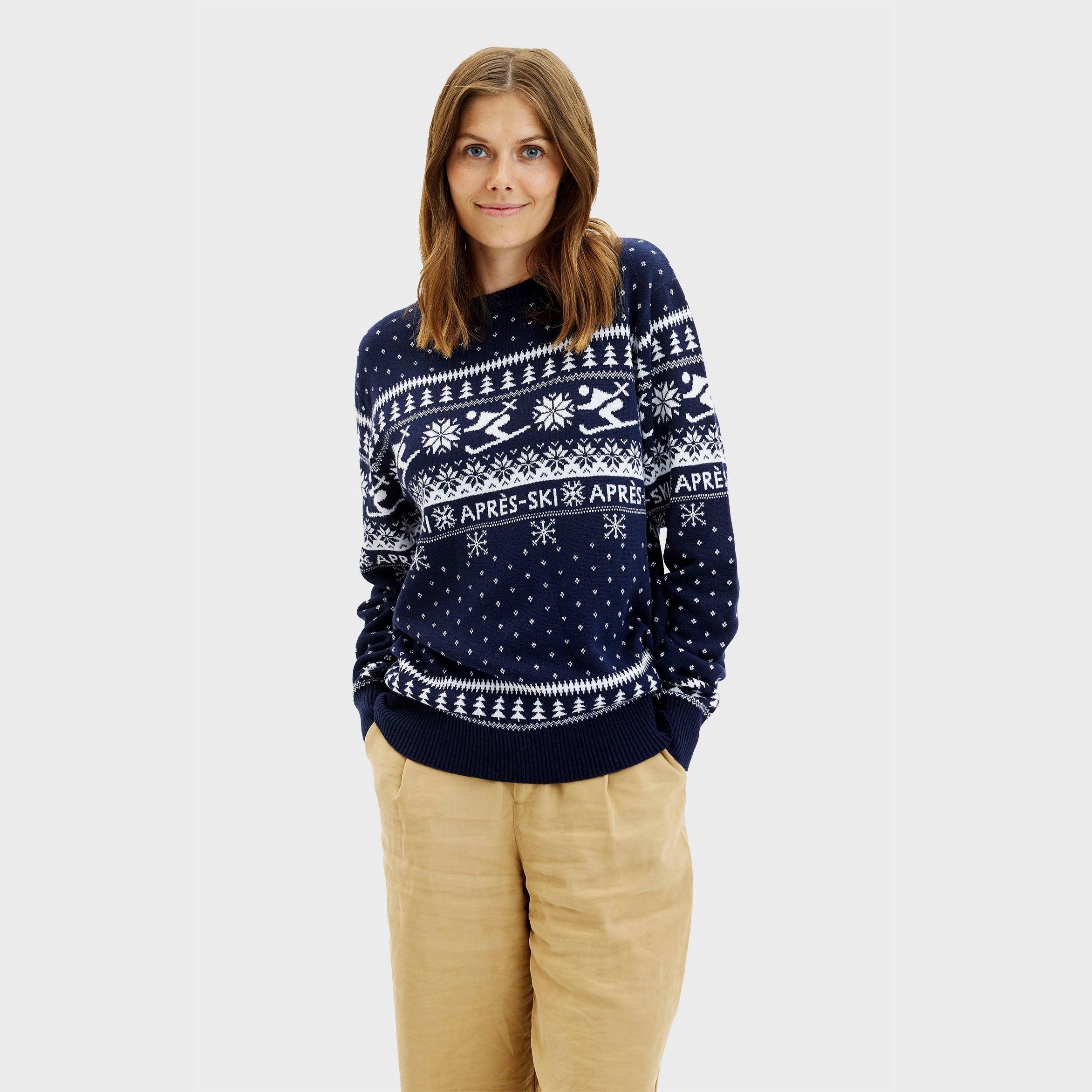 Après-ski weihnachtspullover - Damen.